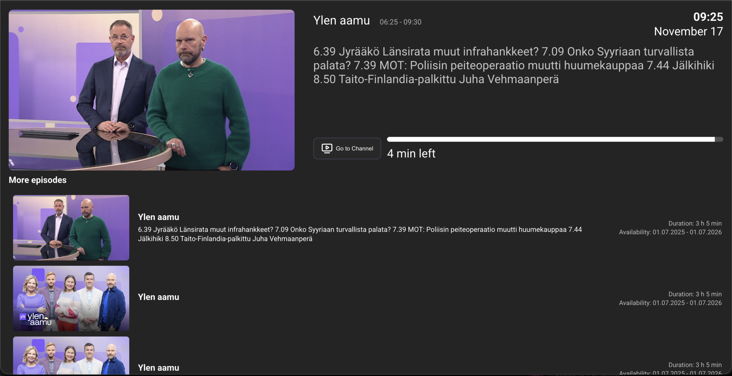 5 more episodes 5 more episodes